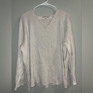 Merona Cream V-Neck Sweater